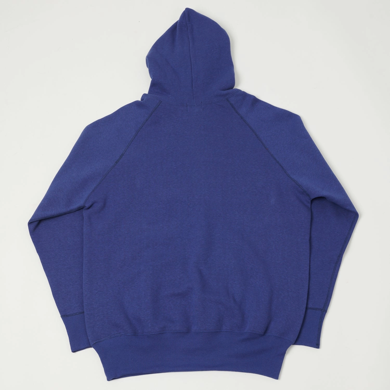 perfect for anniversaries Denime Lot. 262 4-Needle Hooded Sweatshirt - Blue