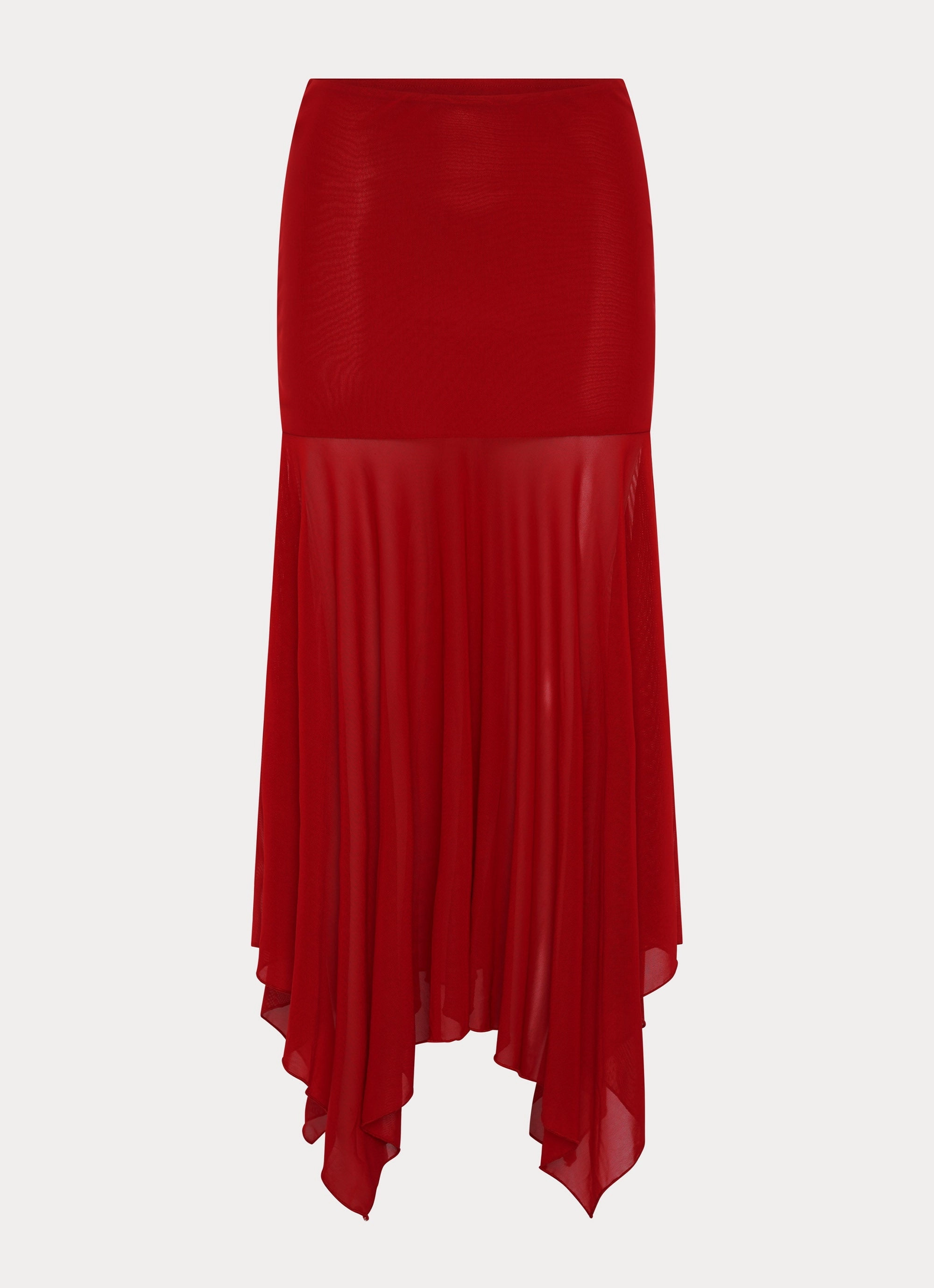 Dionne Maxi Skirt - Red Trendy Layer
