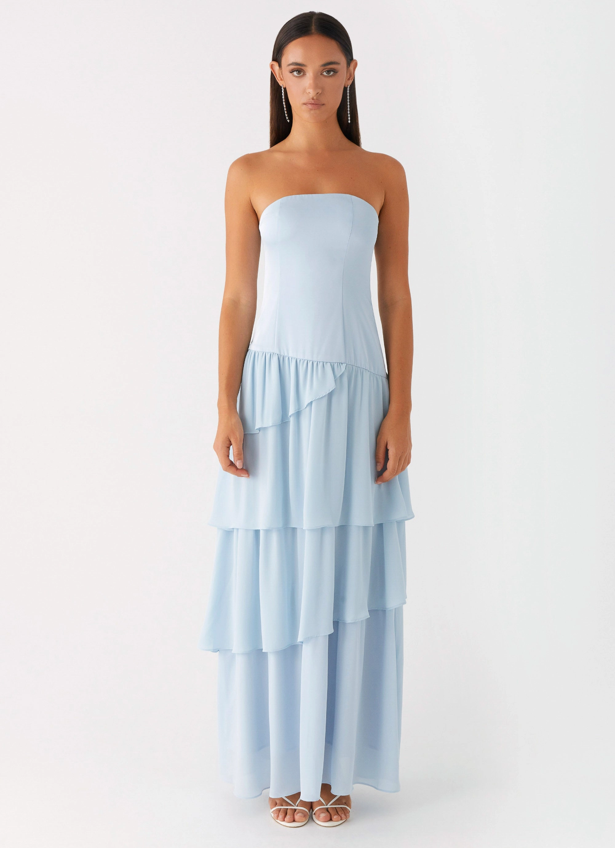 Our Story Maxi Dress - Pastel Blue Perfect For Any Occasion Cool Comfort