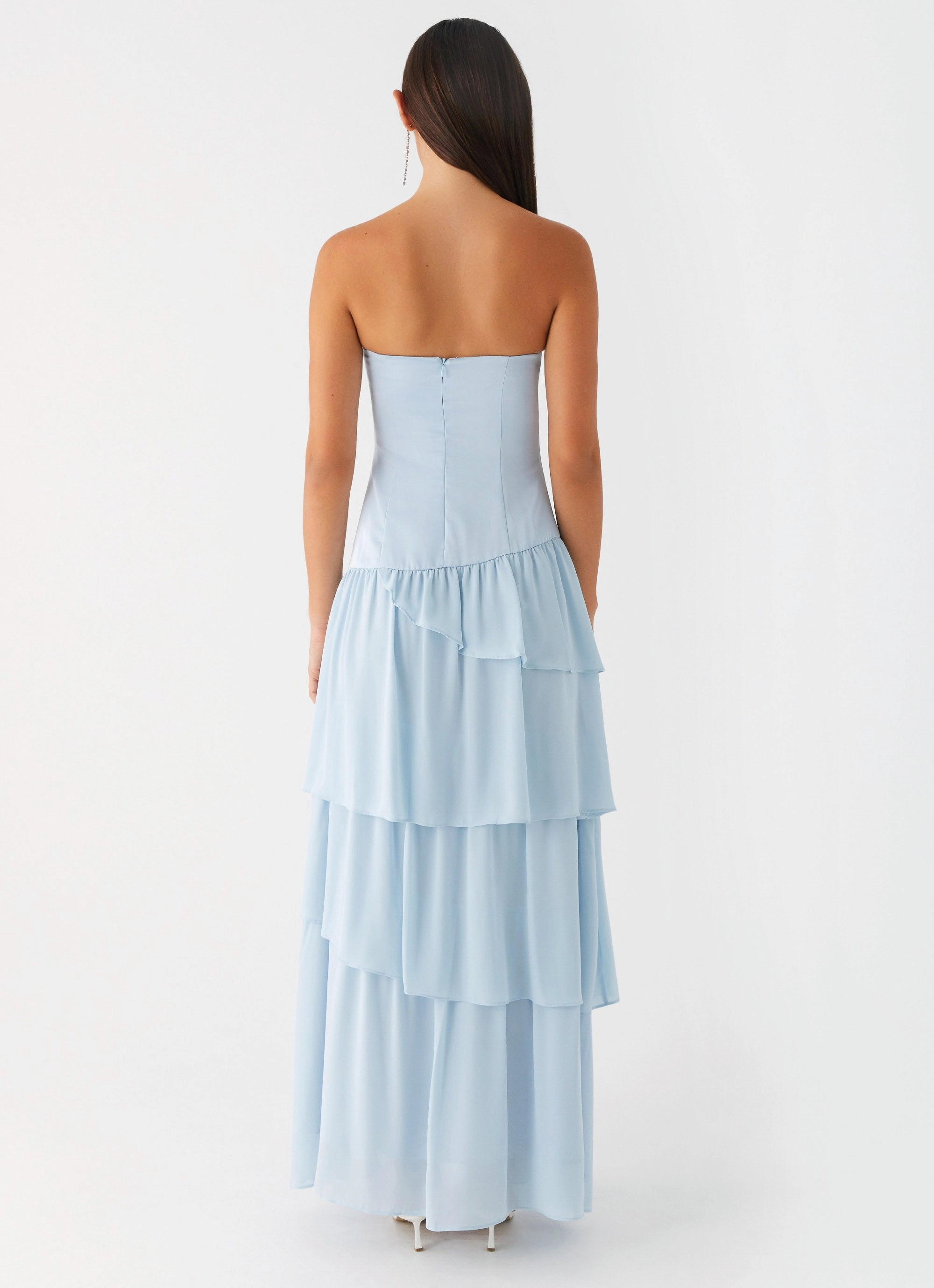 Our Story Maxi Dress - Pastel Blue All Gender