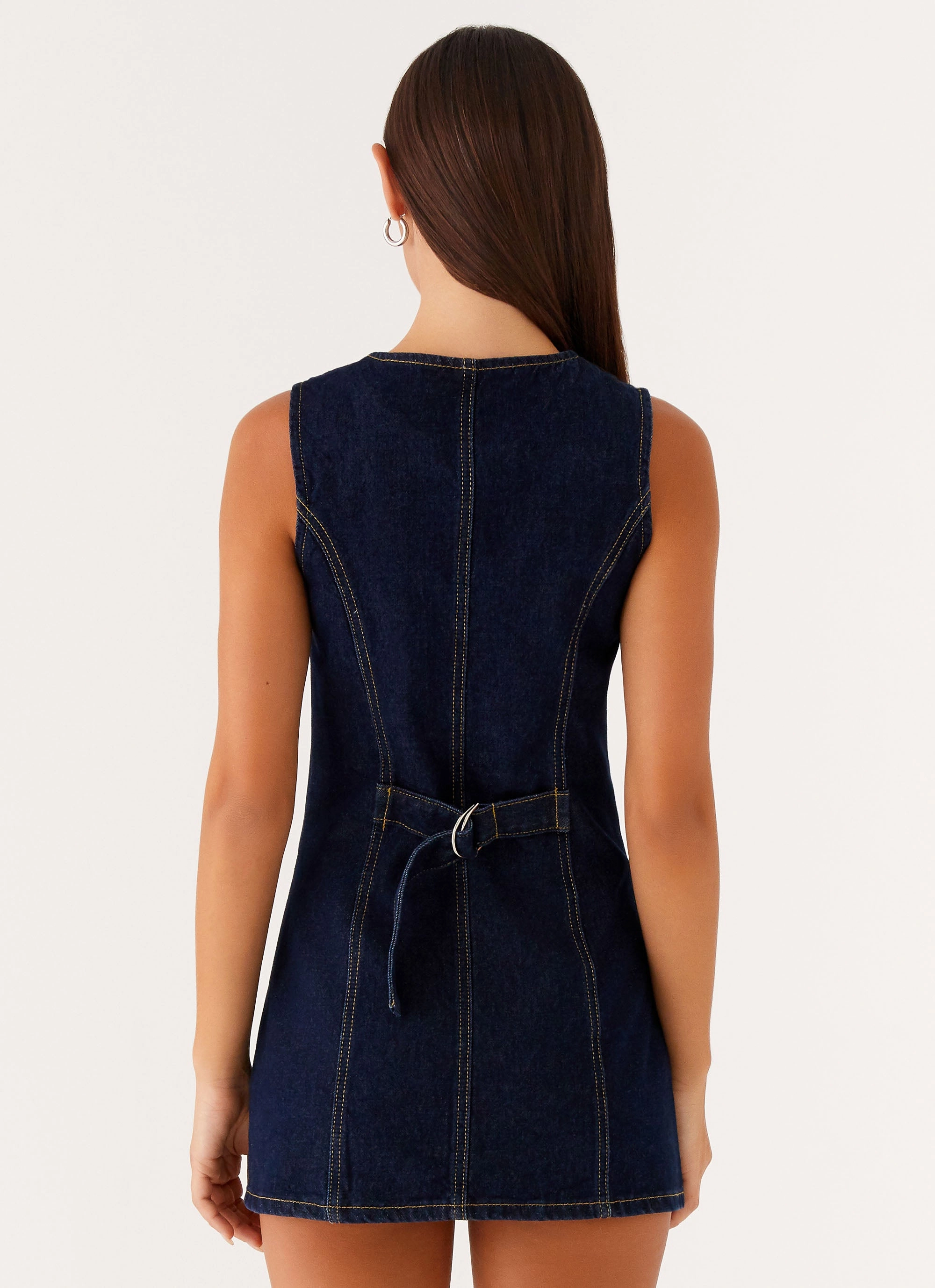 Dolton Mini Dress - Indigo Refined Aesthetic