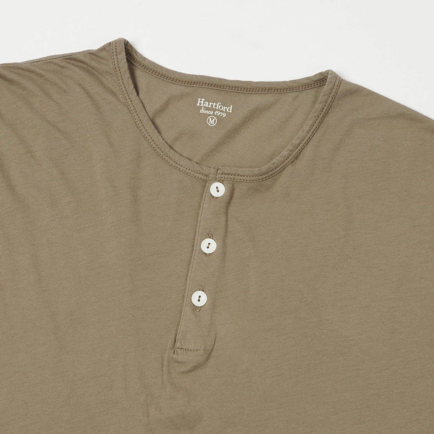 Cool Layering Performance Fit Hartford Lightweight Jersey Henley - Safari