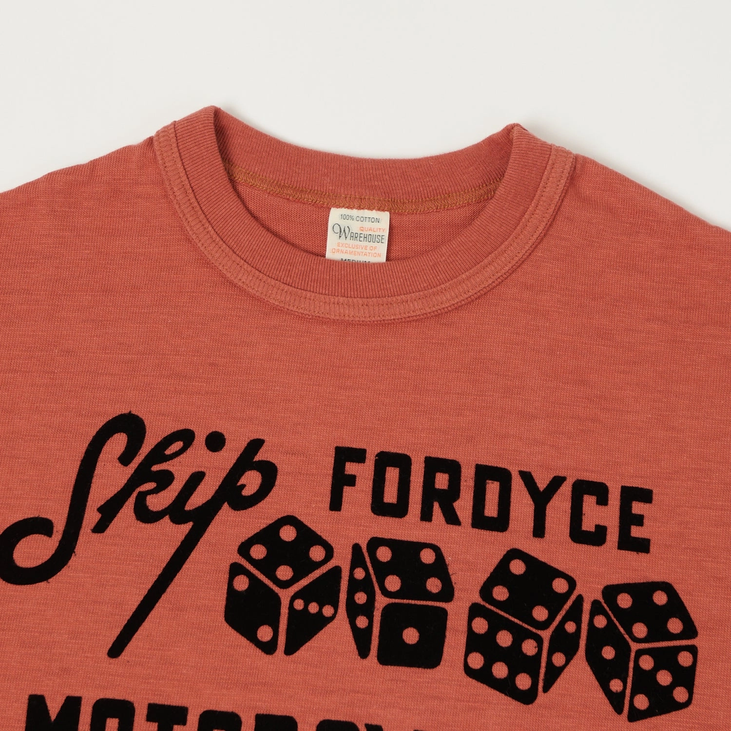 MultipurposeCuffs informal gathering Warehouse & Co 4601 'Skip' Tee - Salmon