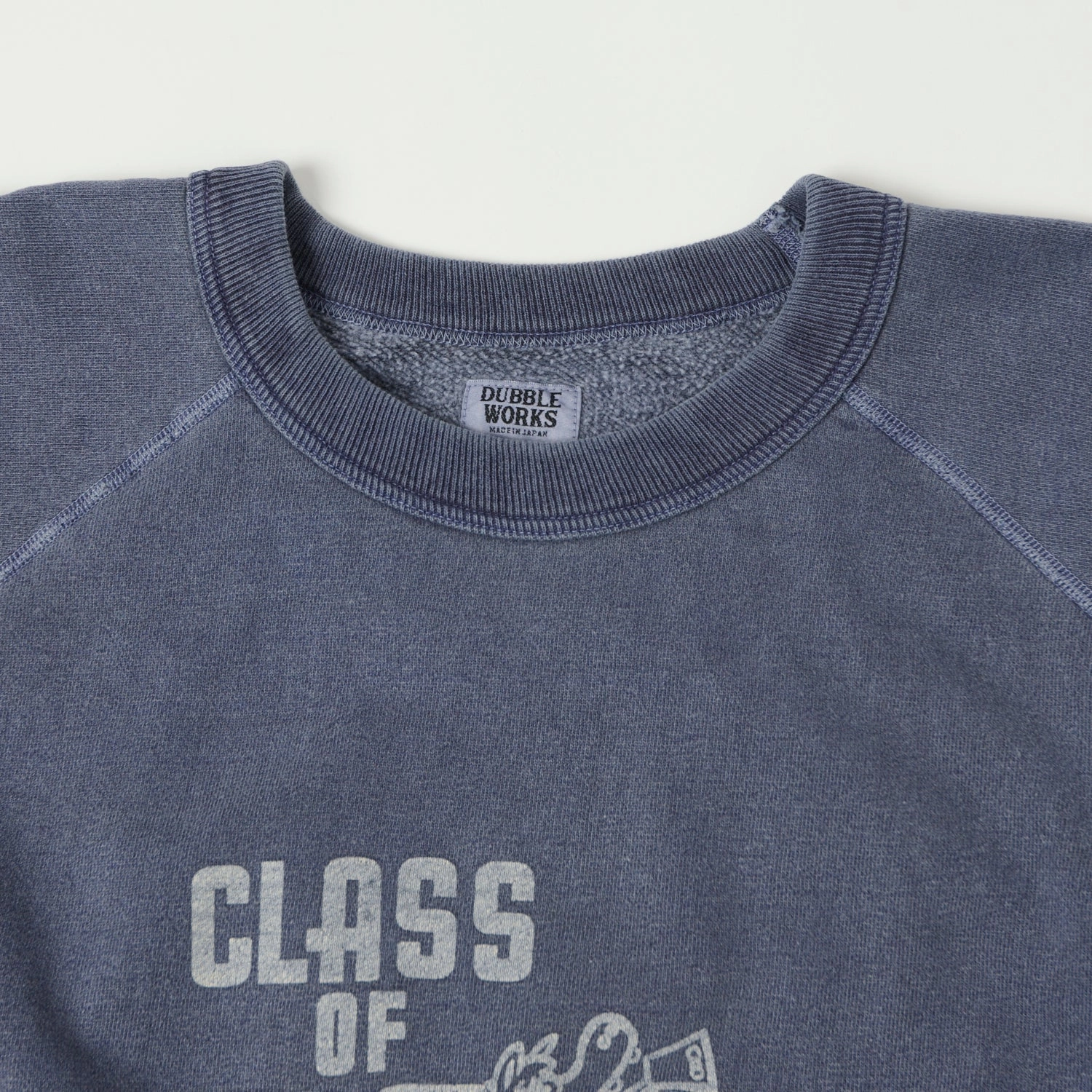 Dubbleworks 'Class Of 69' Faded Print  Sweatshirt - PD Navy product market share surfing suitable