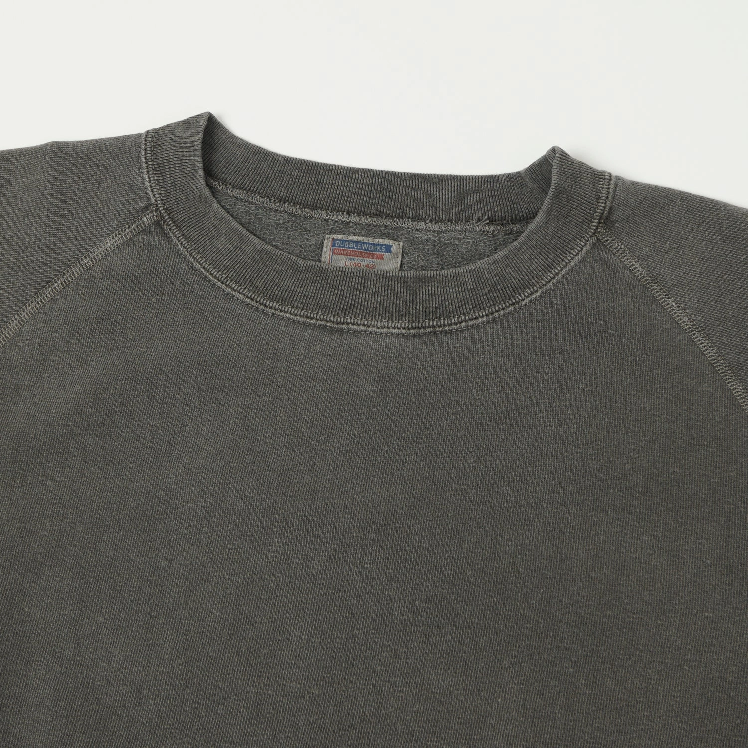 Dubbleworks Cut Off Sleeve Pigment Dyed Sweatshirt - Sumikuro Fashion Statement Warm in winter
