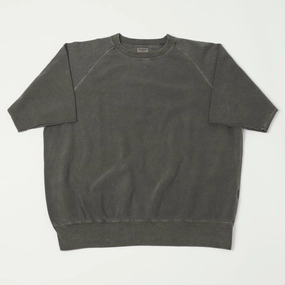 Dubbleworks Cut Off Sleeve Pigment Dyed Sweatshirt - Sumikuro product holiday wear celebration