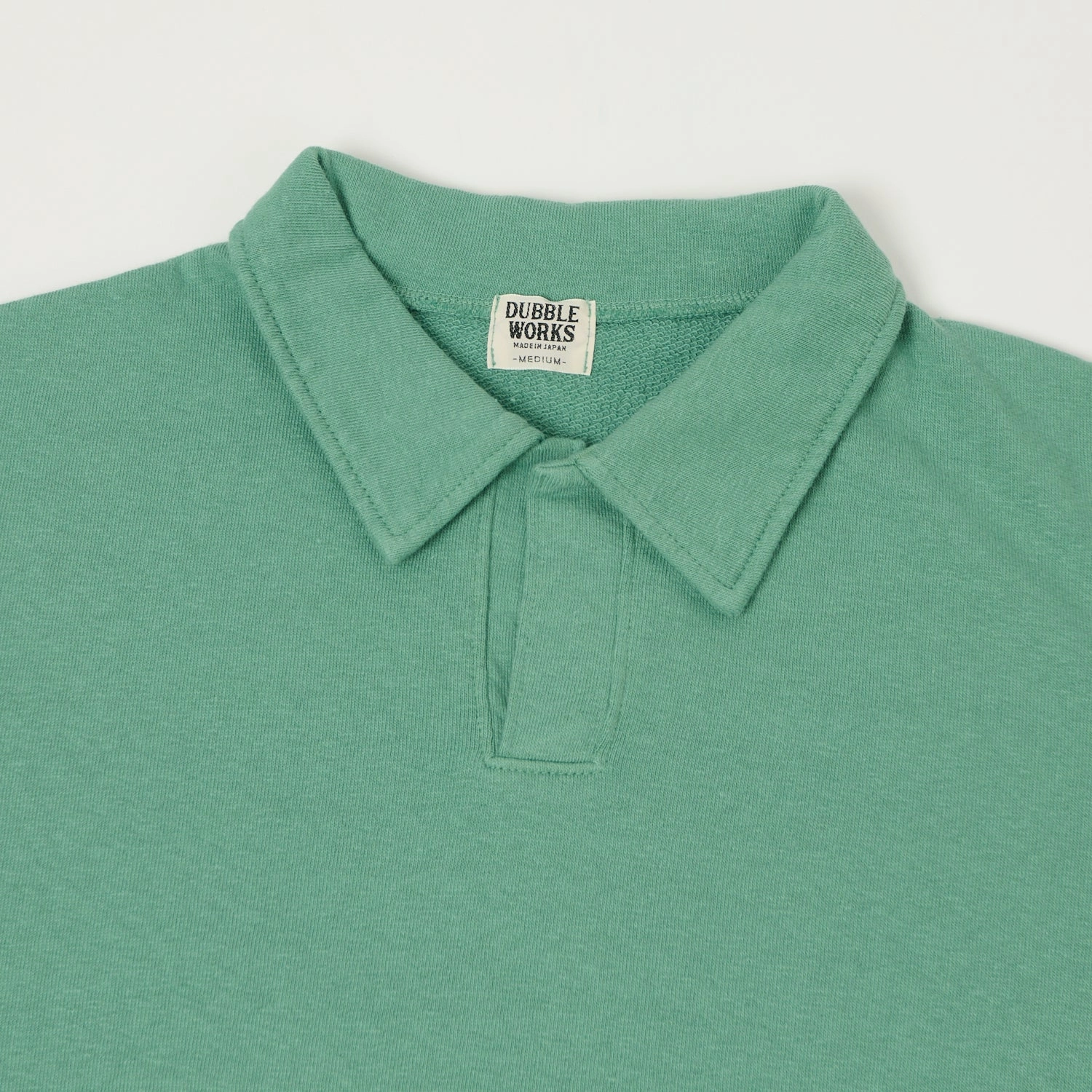 Dubbleworks Cut Off Sleeve Sweat Polo Shirt - Emerald Generic Timeless Active