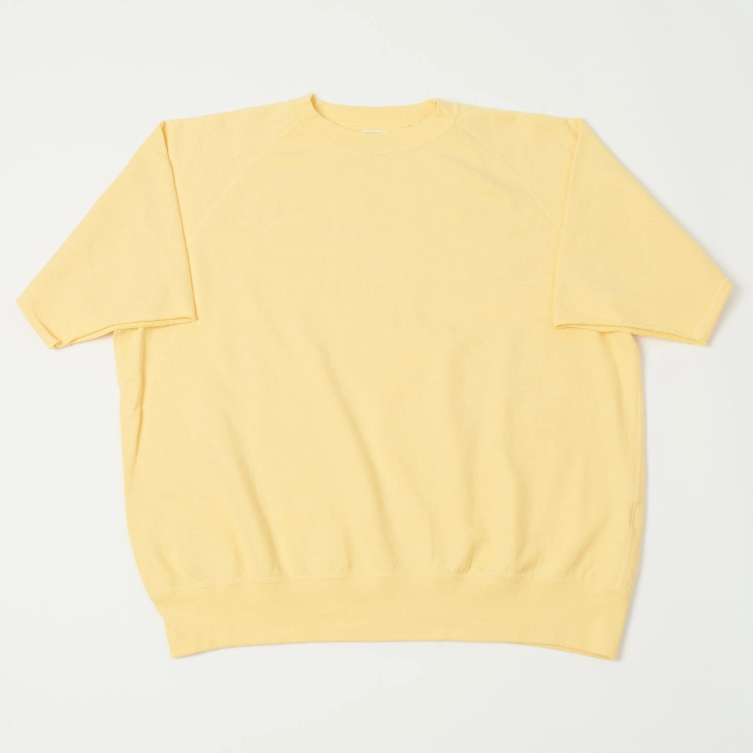 Dubbleworks Cut Off Sleeve Sweatshirt - Pale Yellow Go-To Layer