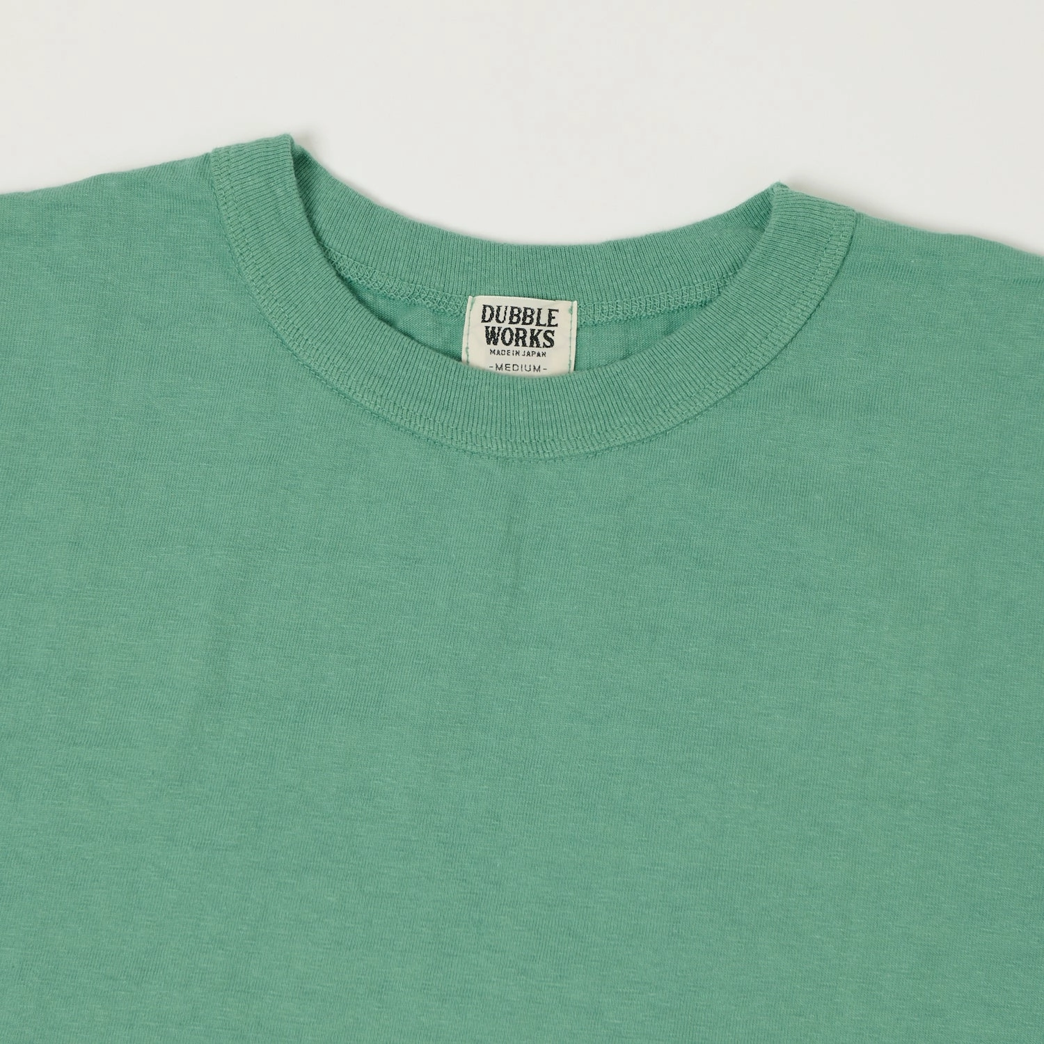 Fashionable Piece Dubbleworks Fallen Cotton Mid Weight Tee - Emerald