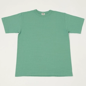 Dubbleworks Fallen Cotton Mid Weight Tee - Emerald Classic Color