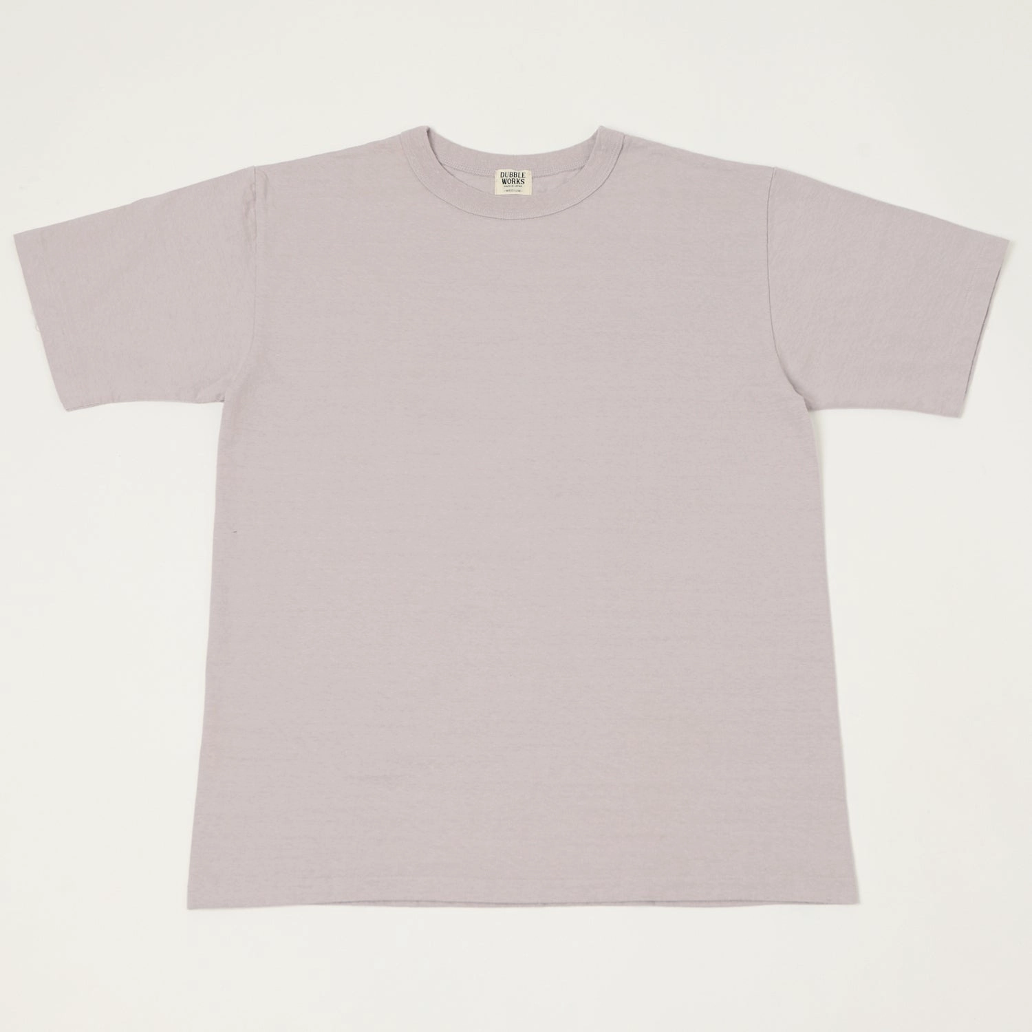 Reinforced Shoulder Seams Dubbleworks Fallen Cotton Mid Weight Tee - Lavender