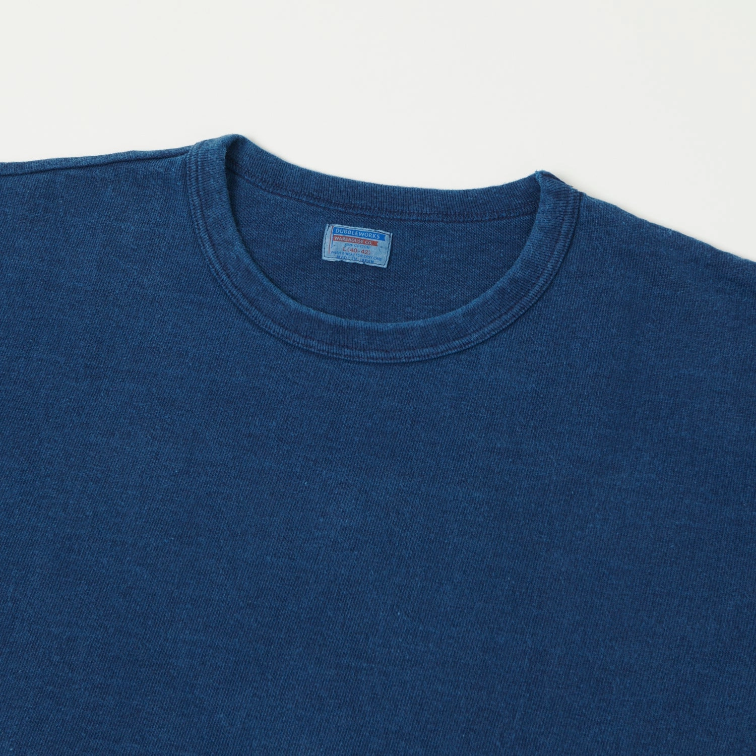 Layer Ready Dubbleworks Heavy Fabric Indigo Dye Tee - Indigo