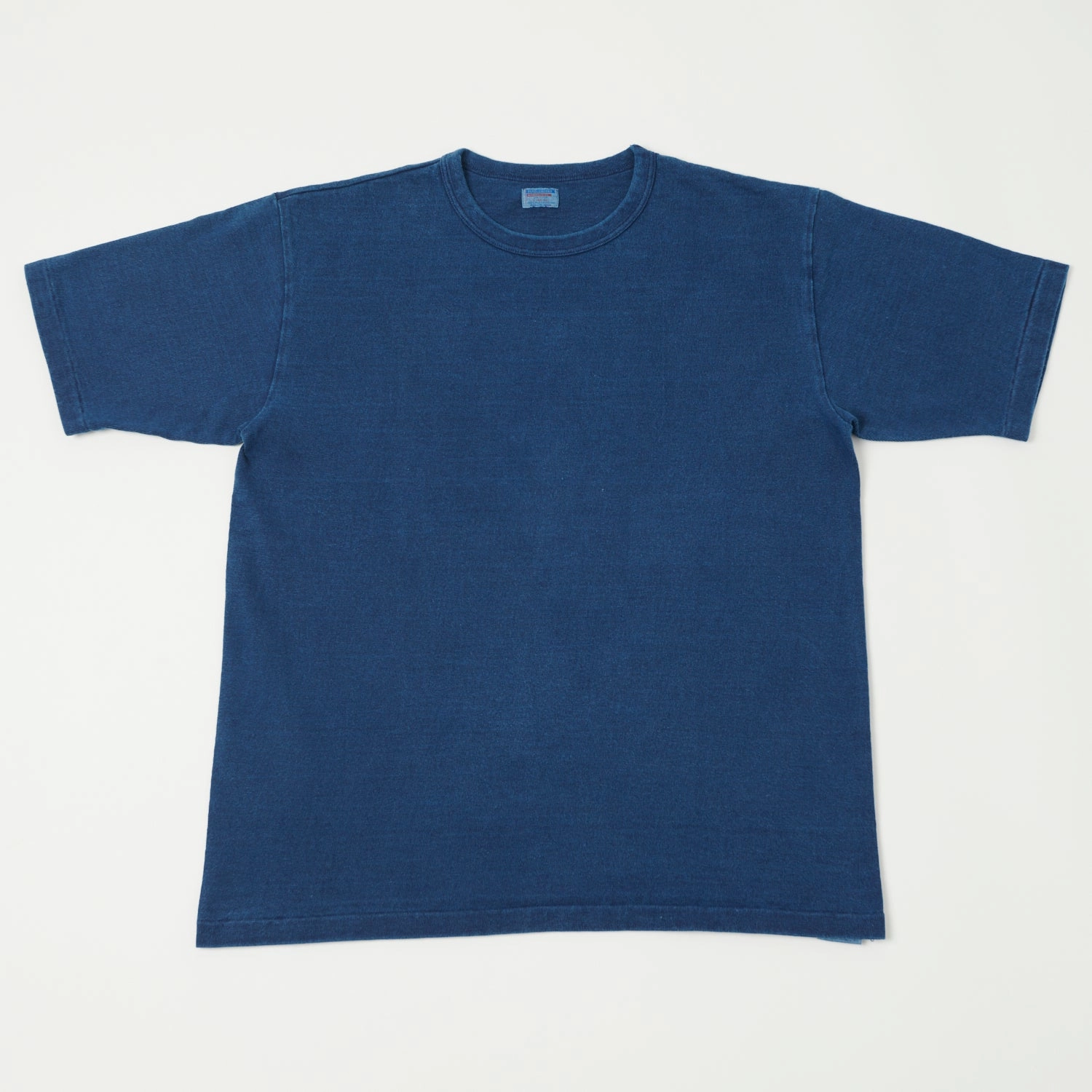 Travel Friendly Retro Style Dubbleworks Heavy Fabric Indigo Dye Tee - Indigo