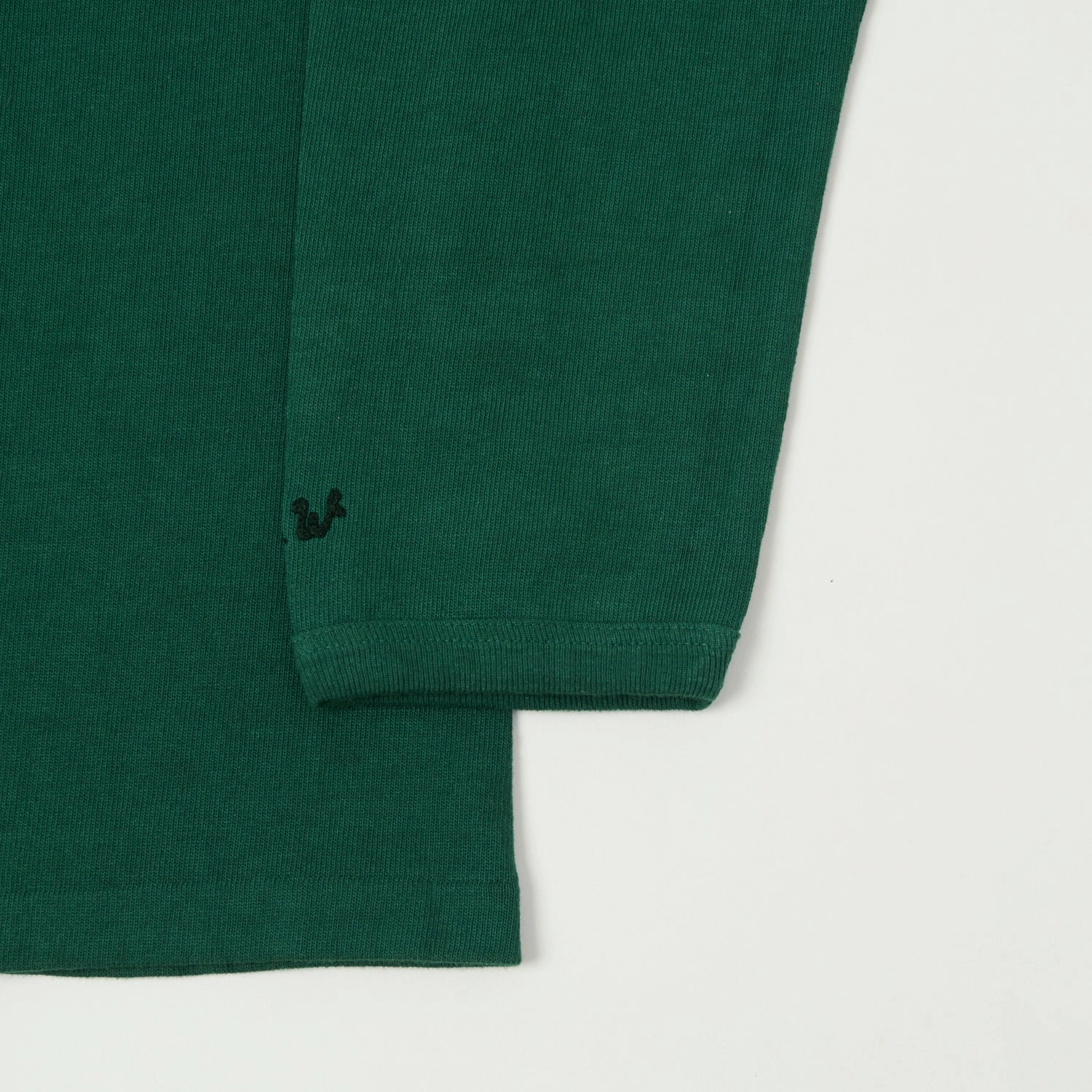 Soft and Stretchy Dubbleworks Heavy Fabric Long Sleeve Tee - Green