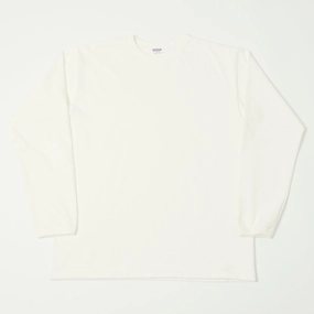 Dubbleworks Heavy Fabric Long Sleeve Tee - Off White Comfy Design