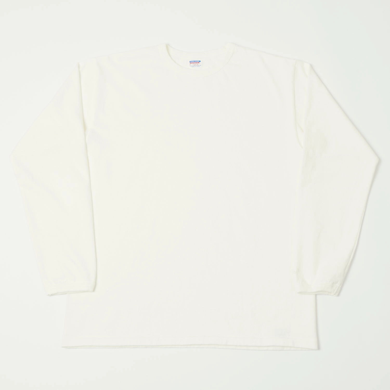 Adjustable Fit Light Layers Dubbleworks Heavy Fabric Long Sleeve Tee - Off White