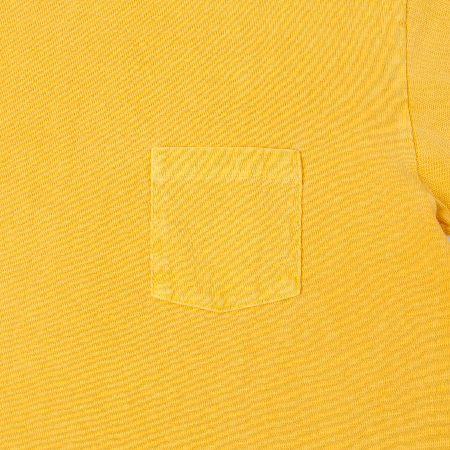 Chic and Soft Everyday Wearable Dubbleworks Heavy Fabric Pigment Dye Pocket Tee - Gold