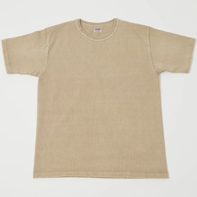 Casual Choice Wear LayeringFriendly Dubbleworks Heavy Fabric Pigment Dye Tee - Beige