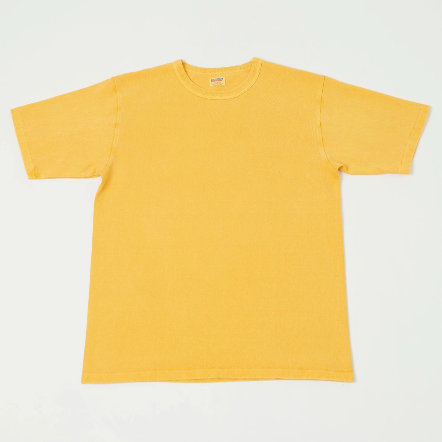 Dubbleworks Heavy Fabric Pigment Dye Tee - Gold Cozy Wear