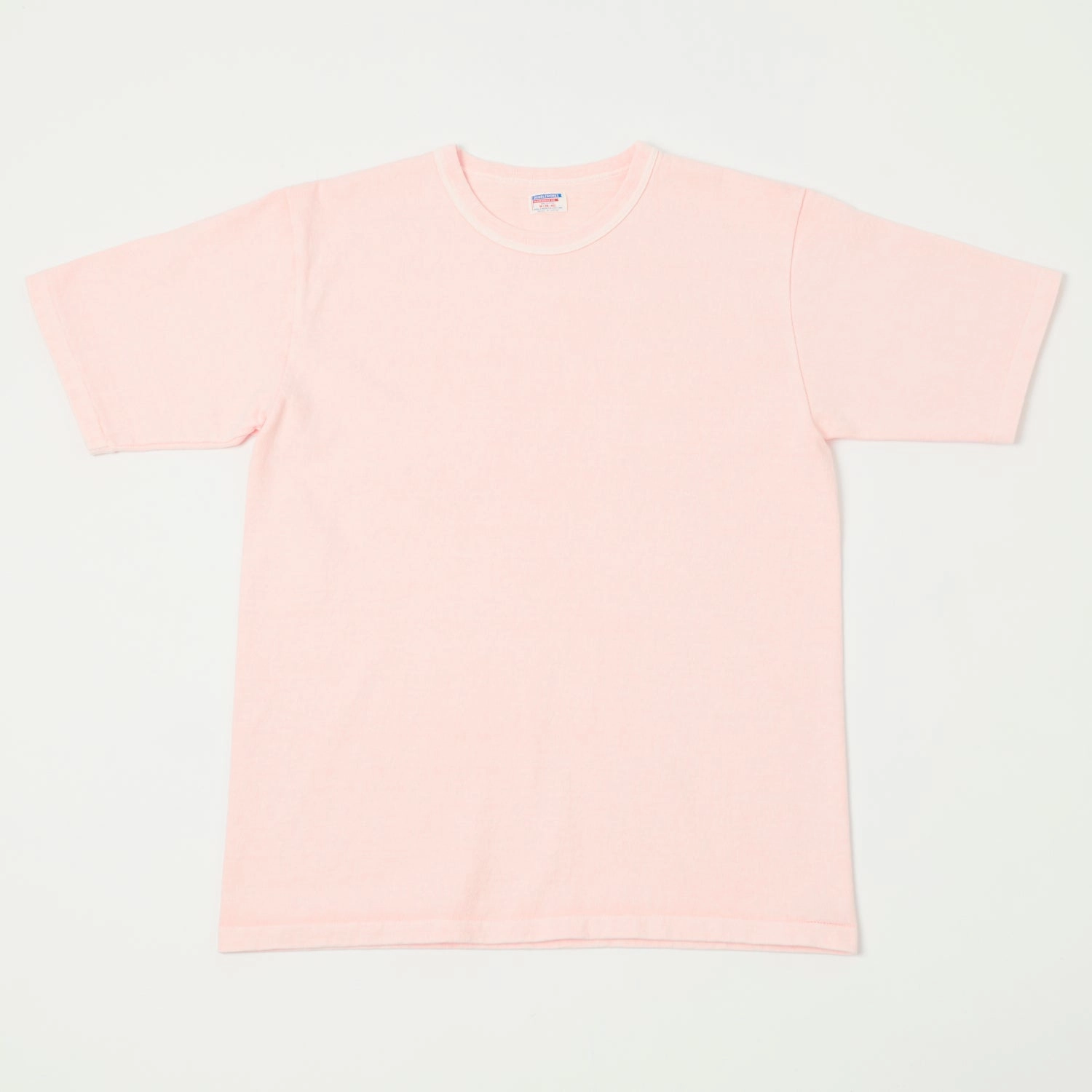 Breezy Design Oversized Silhouette Dubbleworks Heavy Fabric Pigment Dye Tee - Pink
