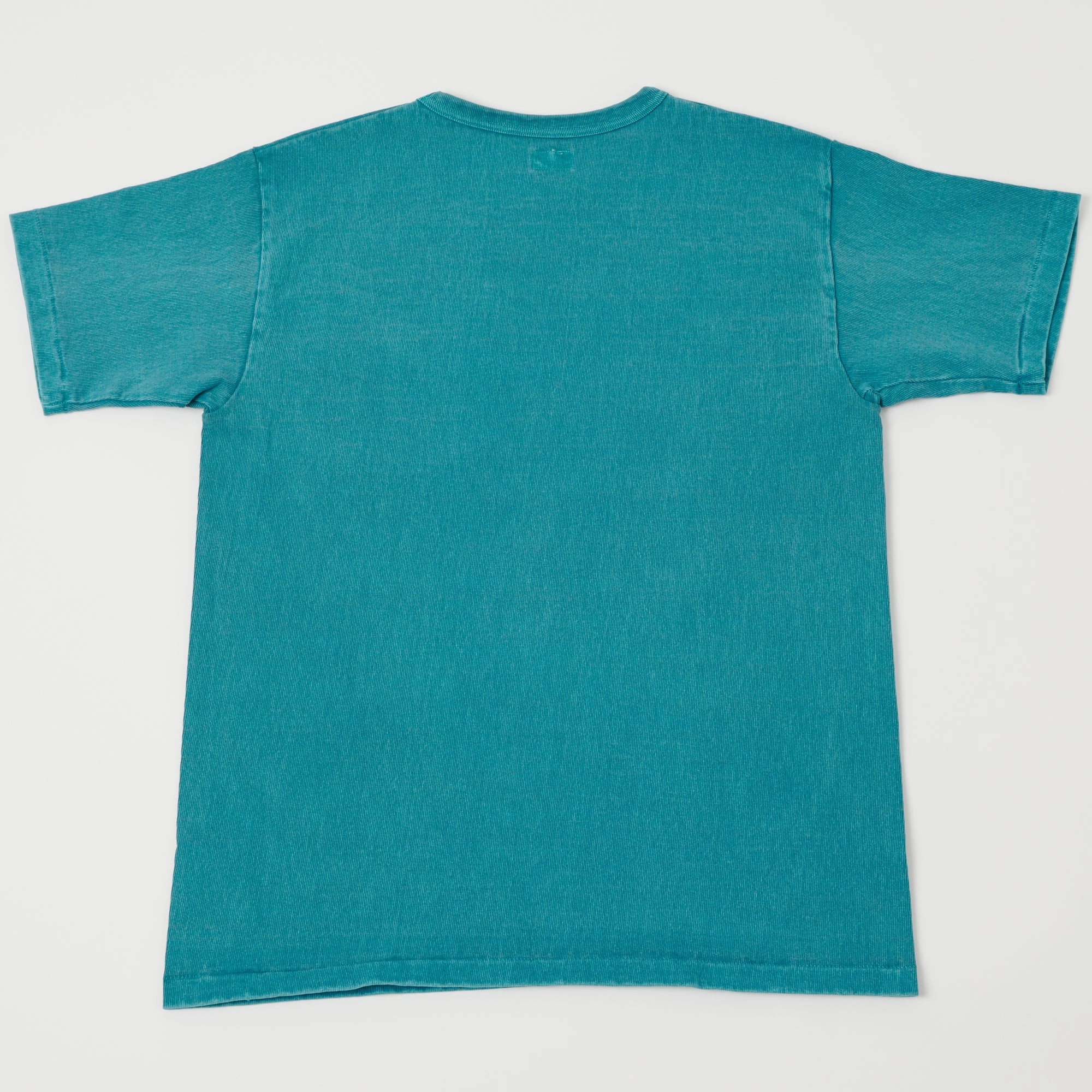 Dubbleworks Heavy Fabric Pigment Dye Tee - Turquoise Relaxed Style TemperatureControl Fabric