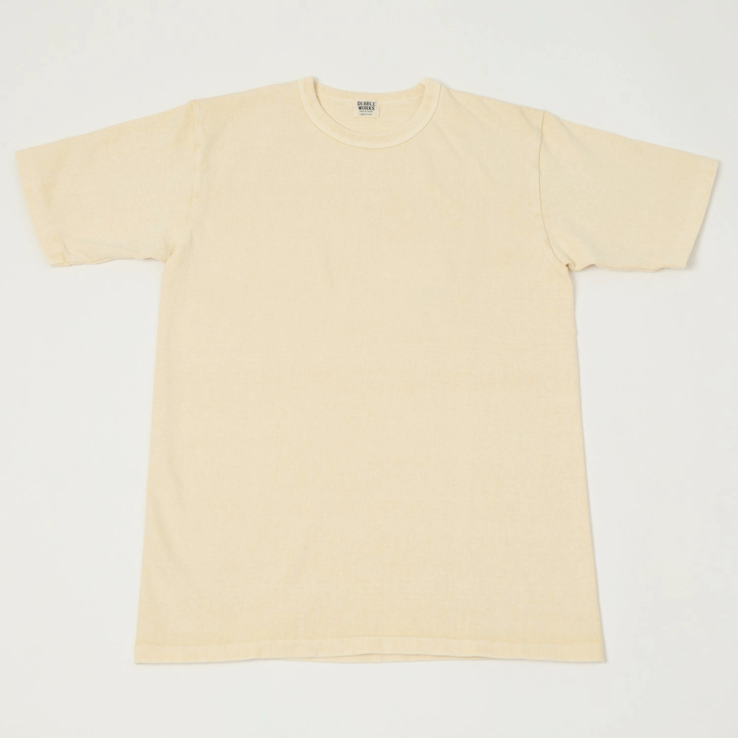 Chill Wear WrinkleFreeFabric Dubbleworks Heavy Fabric Pigment Tee - Cream