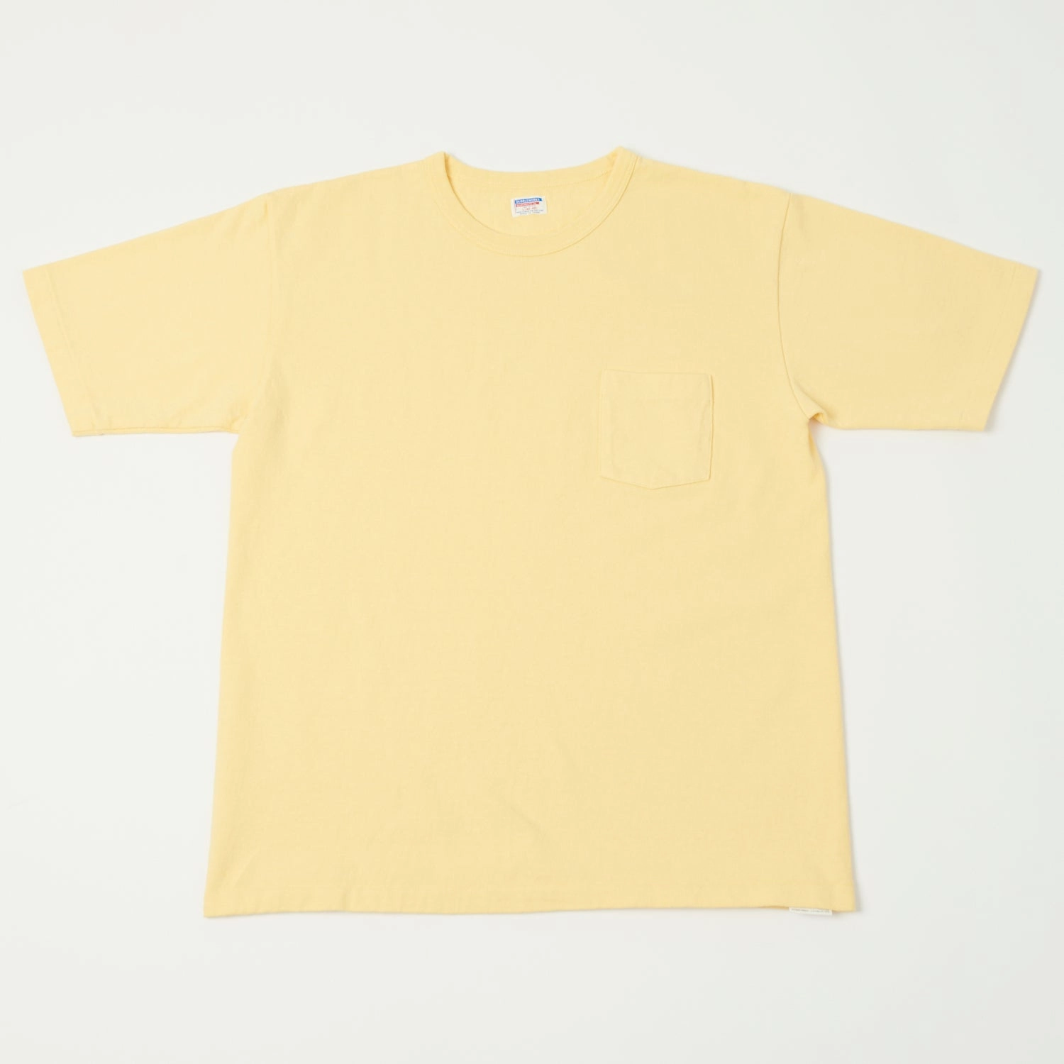 Moisture Management Dubbleworks Heavy Fabric Pocket Tee - Pale Yellow