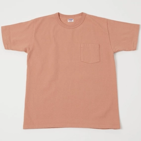 Dubbleworks Heavy Fabric Pocket Tee - Salmon Trendy Comfort Fit