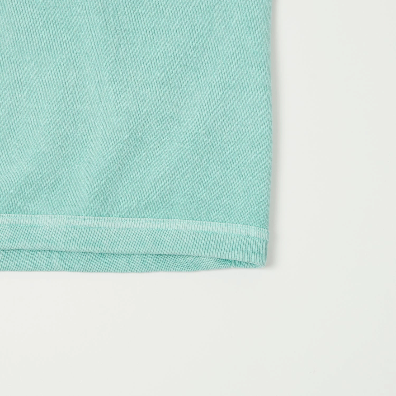 Dubbleworks Heavy Fabric Raglan Sleeve Pigment Dye Tee- Lt Turquoise Modern Smart Formal Occasion