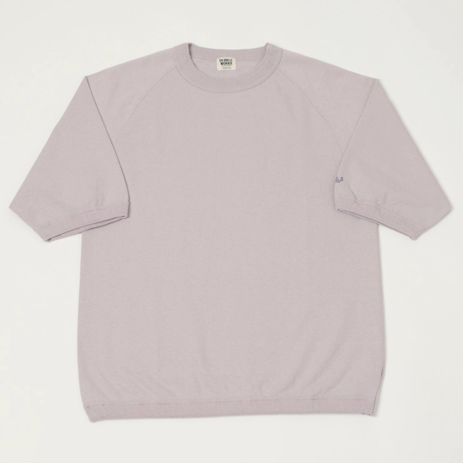 layerable Dubbleworks Heavy Fabric Raglan Tee - Lavender