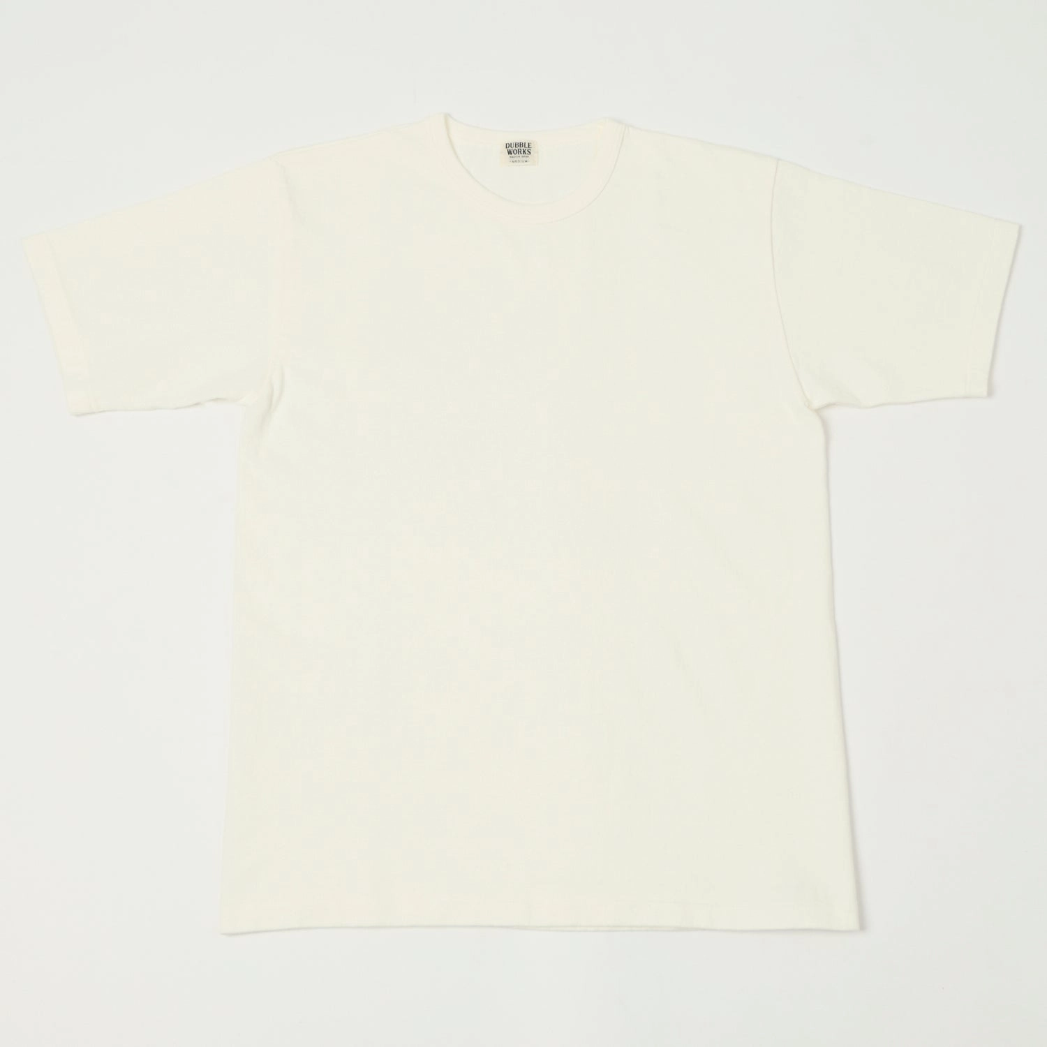 Flexible stretch Travel convenience Dubbleworks Heavy Fabric Tee - Off White