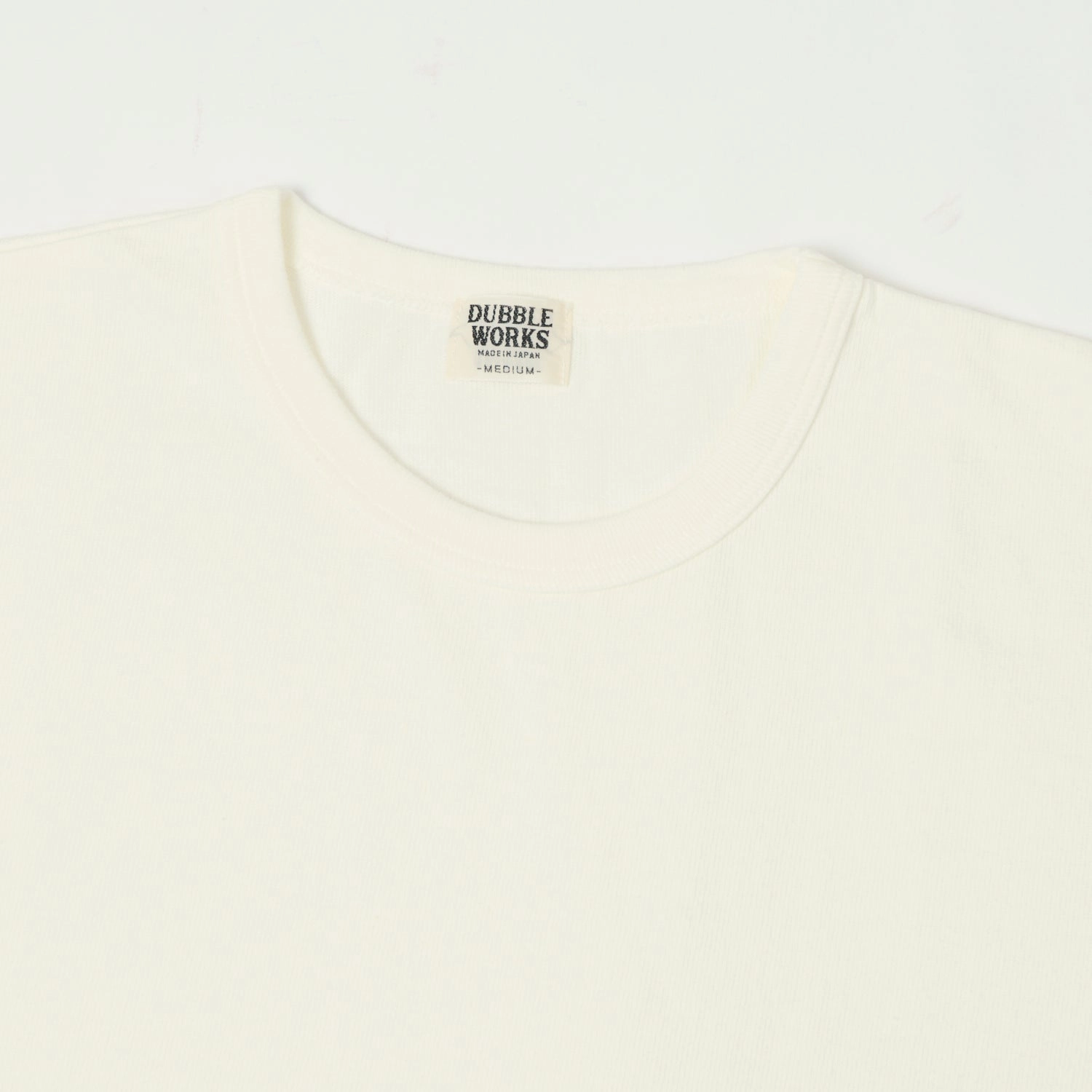 Dubbleworks Heavy Fabric Tee - Off White Fashion Must-Have