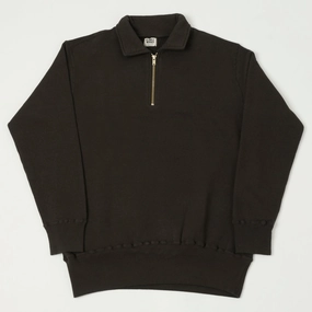Dubbleworks Tsuriami Quarter Zip Sweatshirt - Sumikuro Cold Weather Protection