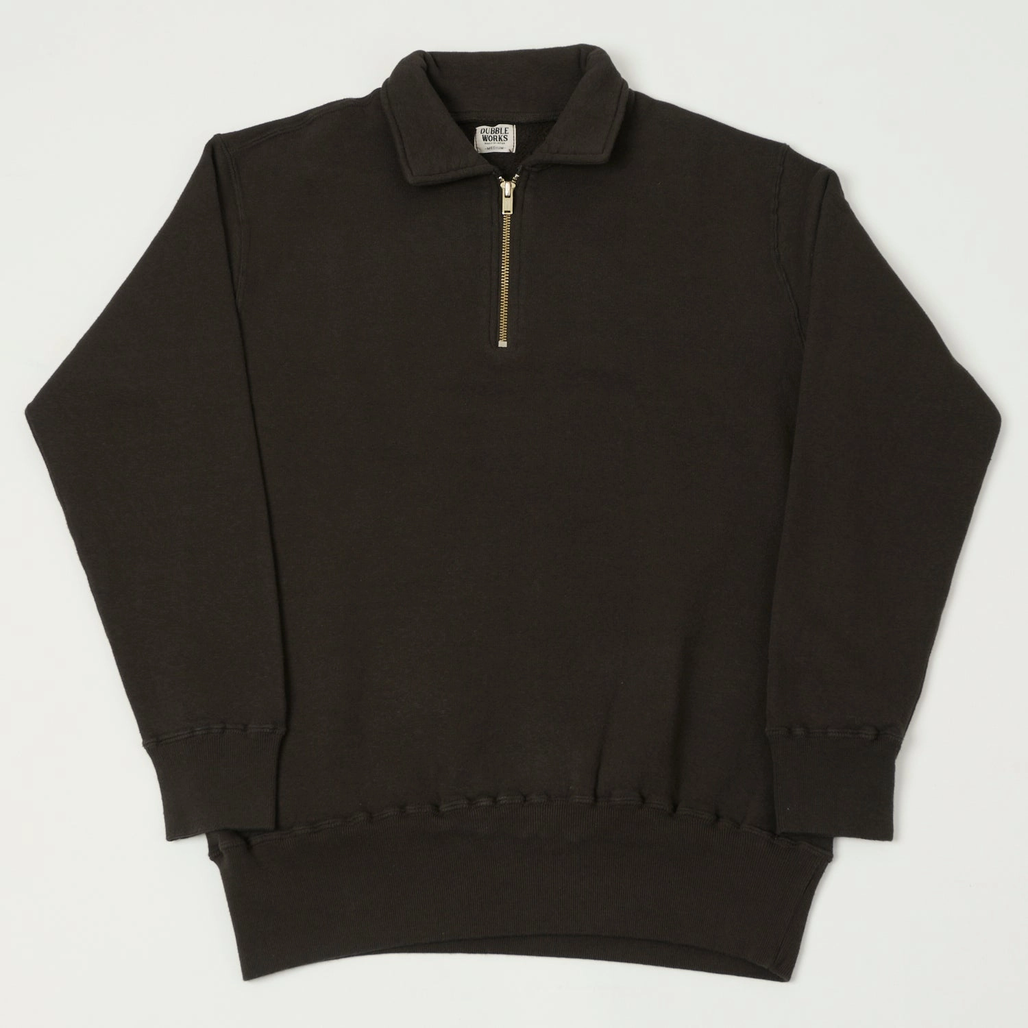Cozy Apparel Comfy Wear Dubbleworks Tsuriami Quarter Zip Sweatshirt - Sumikuro