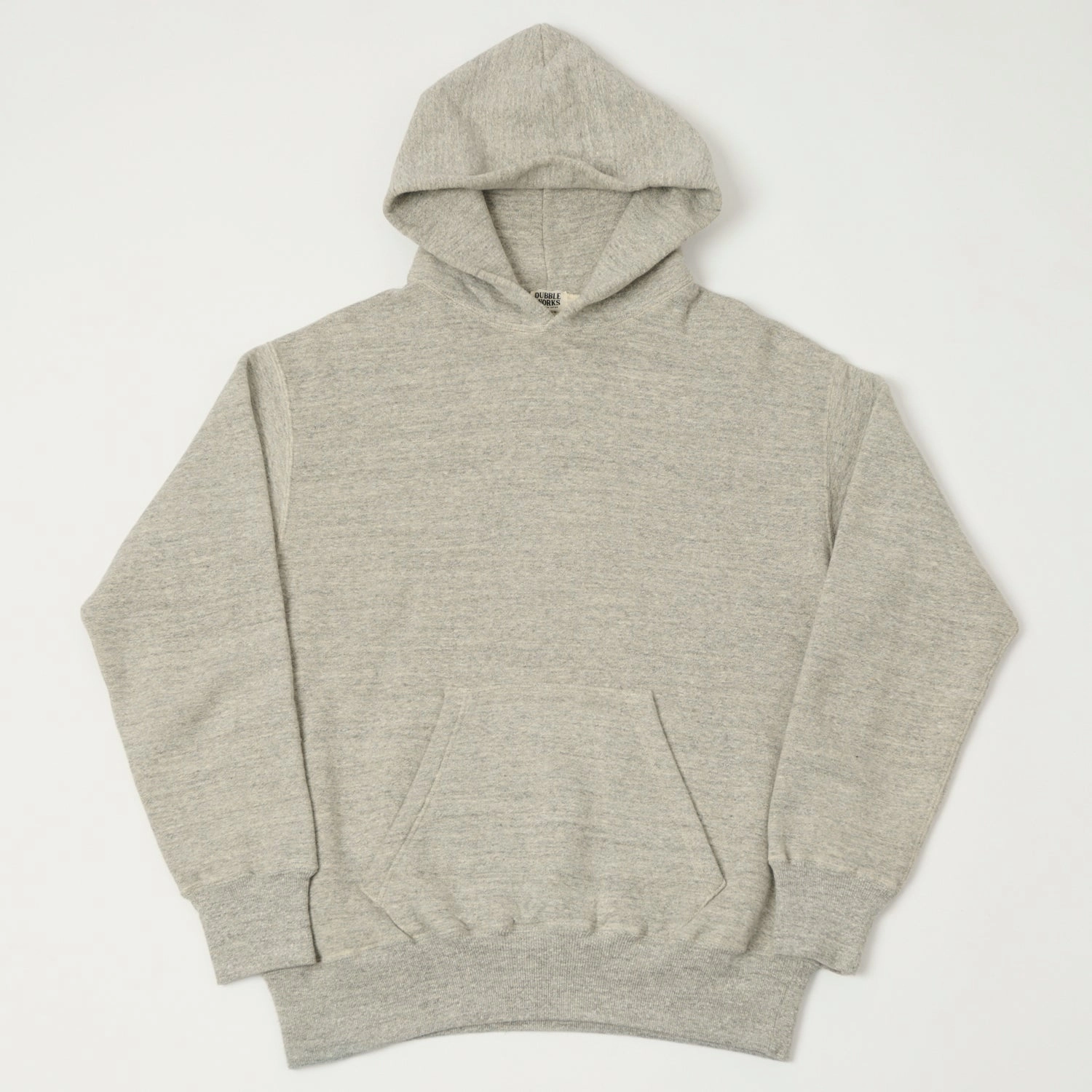 Dubbleworks Tsuriami Sweat Hoodie - Heather Grey Lightweight Wear Anti Pilling