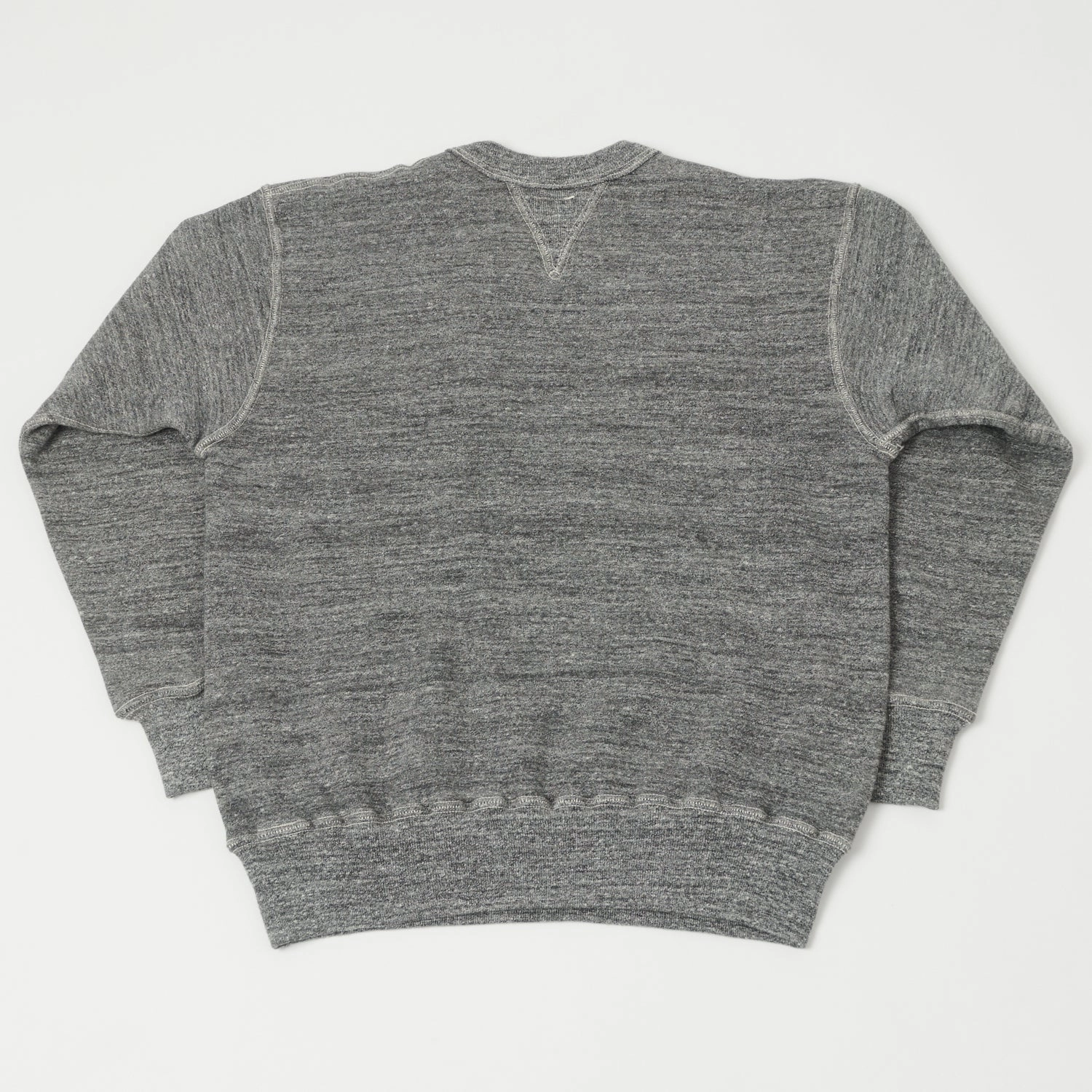 Classic Sporty Essential Fit Dubbleworks Tsuriami Sweatshirt - Heather Charcoal