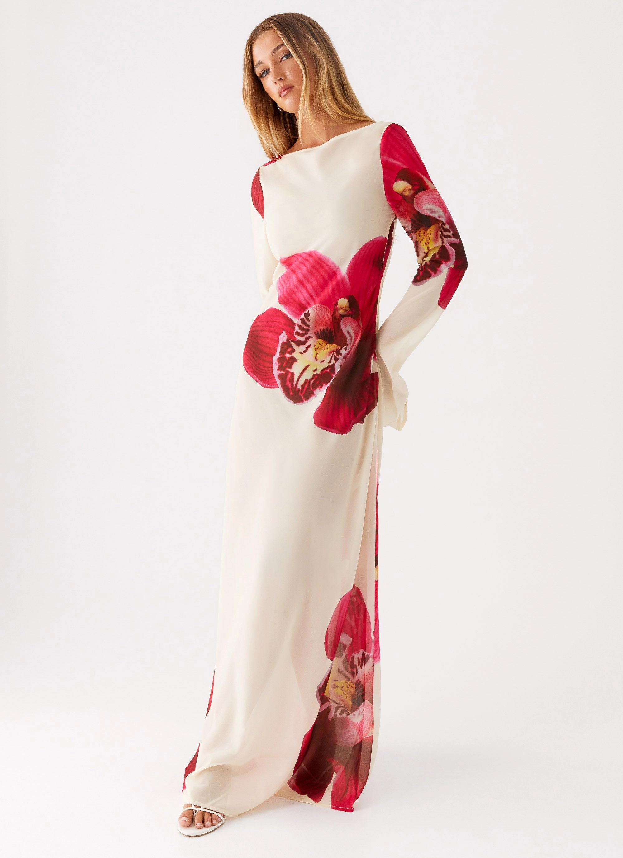 Low-Waist Lorde Maxi Dress - Orchid Yellow