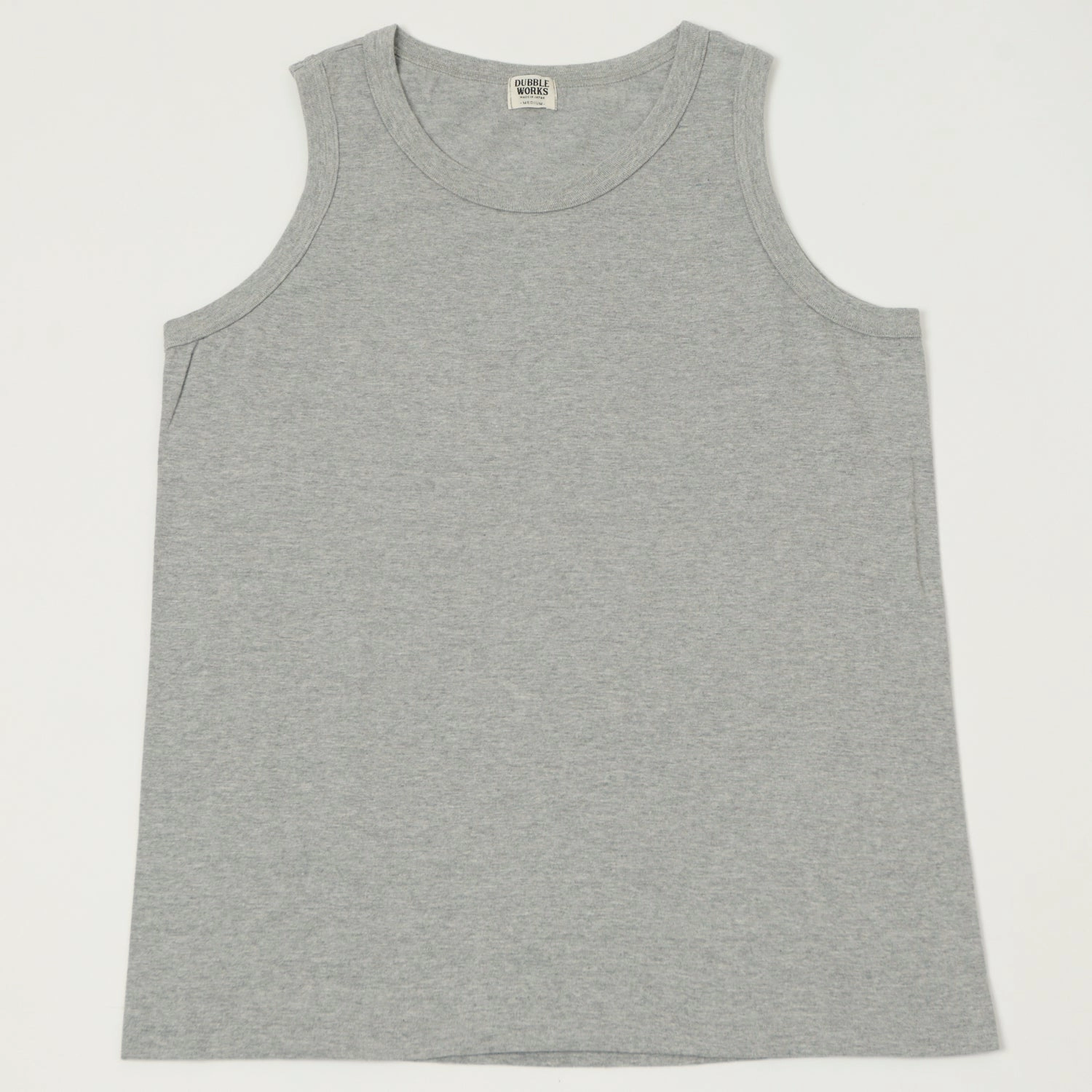 Soft and Light Dubbleworks Basic Tank Top - Heather Grey