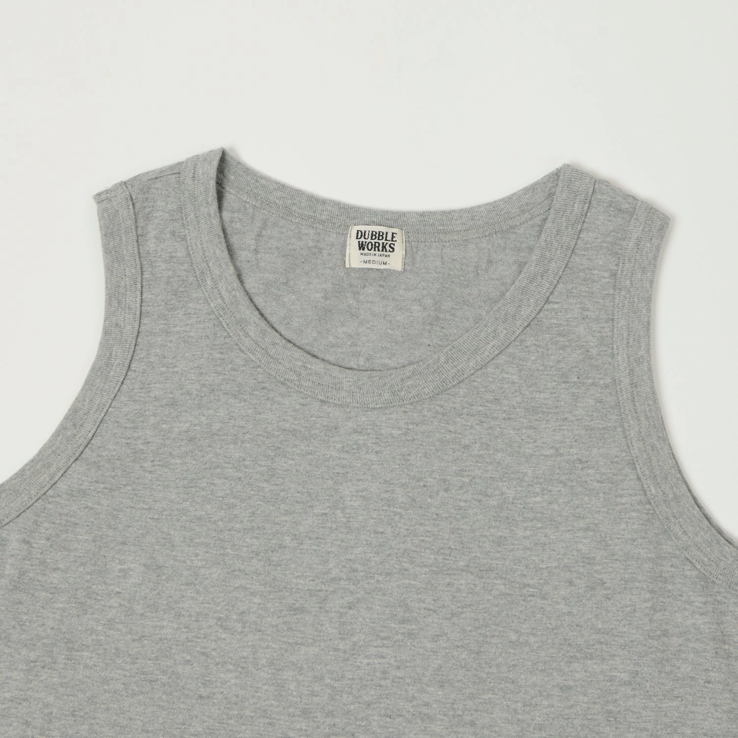 Dubbleworks Basic Tank Top - Heather Grey Streetwear attitude High-Quality Fabric
