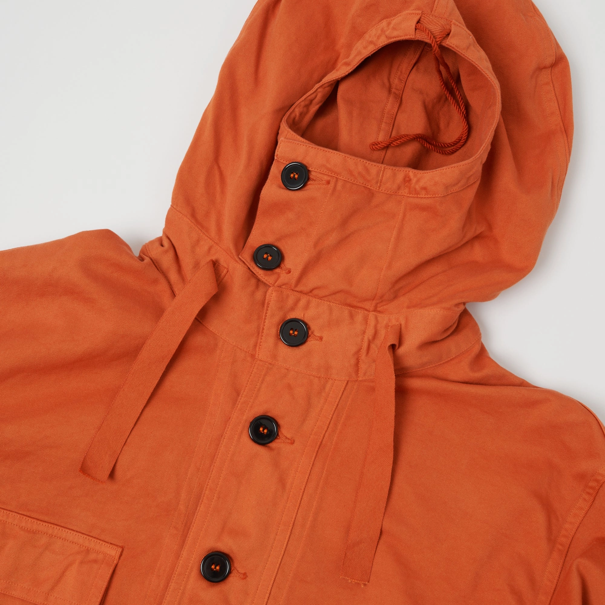 Magnetism Zip-up Buzz Rickson's U.S. Navy Gas Protective Parka - Orange