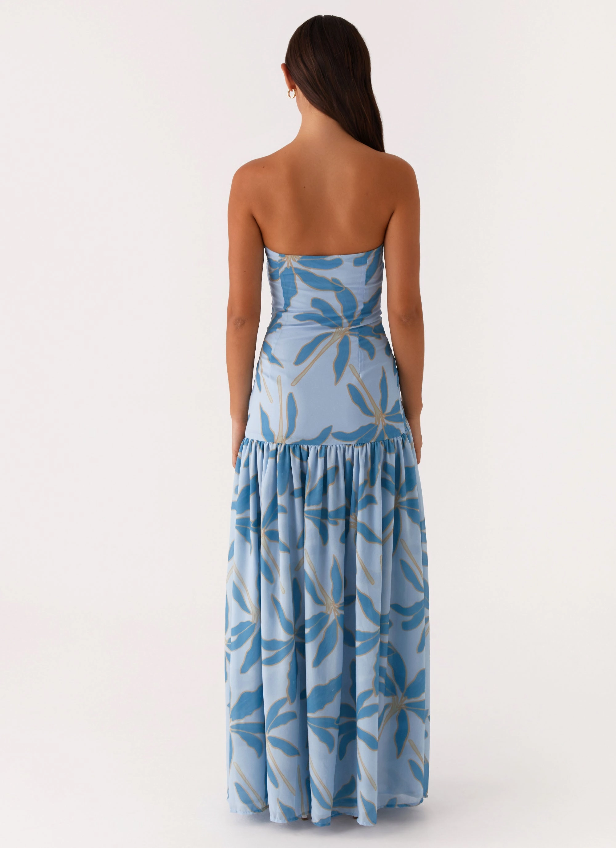 Eden Strapless Maxi Dress - Opulent Blue Night Style Classic Comfort
