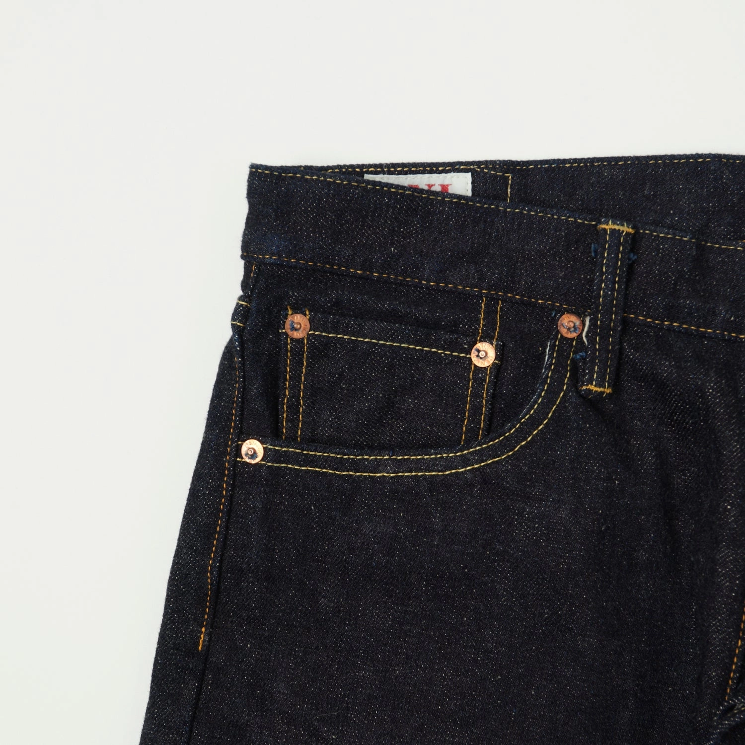 Simple Choice ONI Denim 246ZR-LT17G 17oz Low Tension Relaxed Tapered Jean - Dark Indigo One Wash