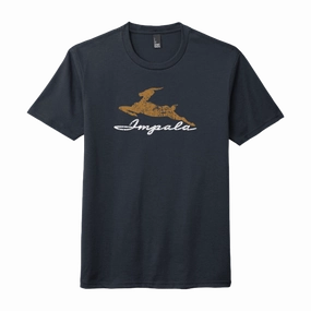 Recycled Polyester Autumn Wear Impala Retro Graphic T-Shirt