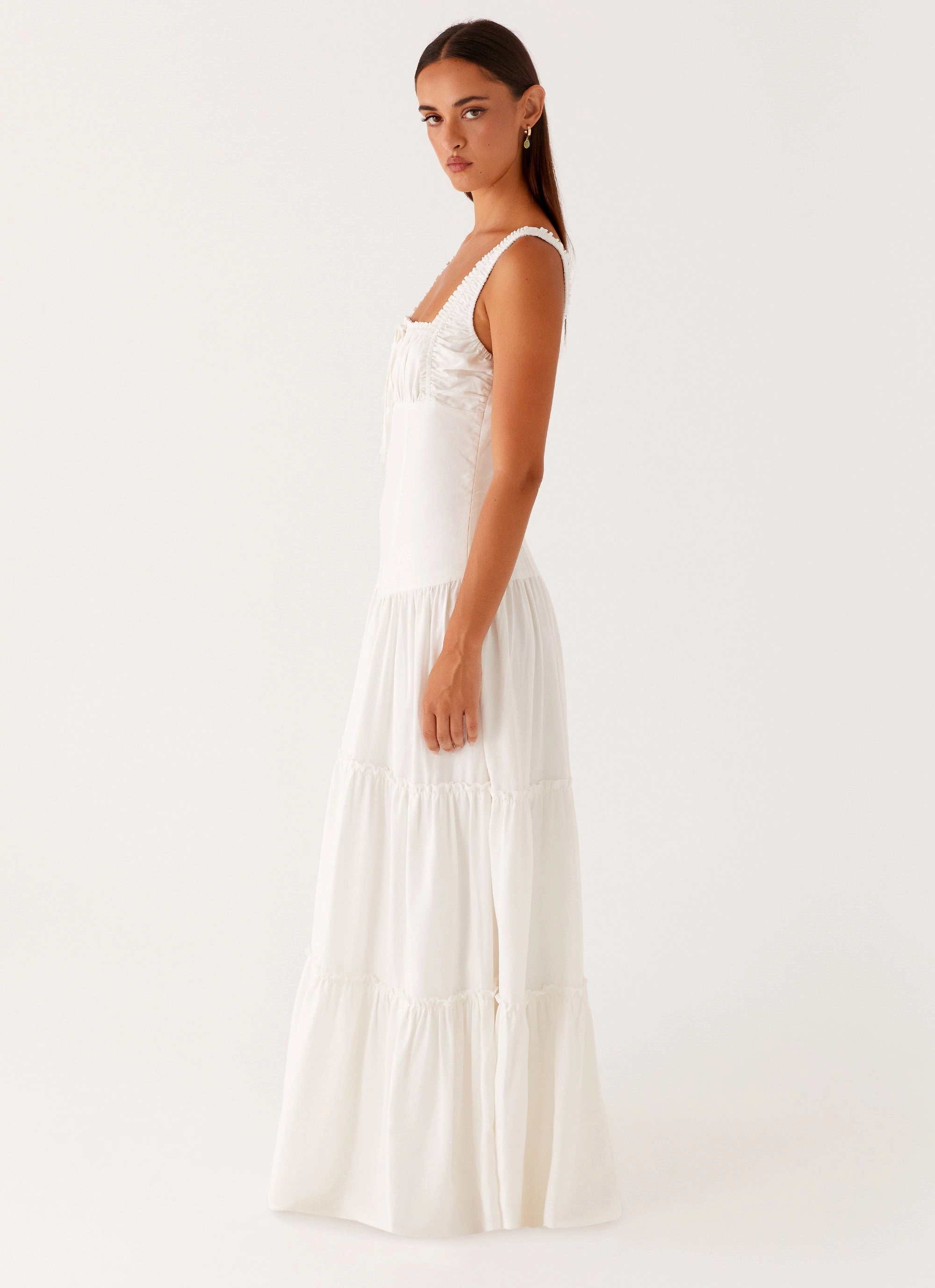 Cool Shape Soft Vibes Esme Maxi Dress - White