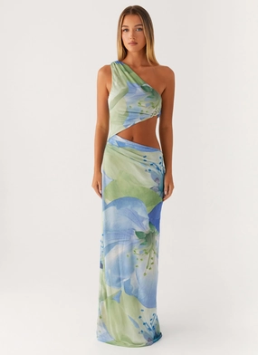 Romantic-Style Basic Fashion Wilder Maxi Dress - Flower Print