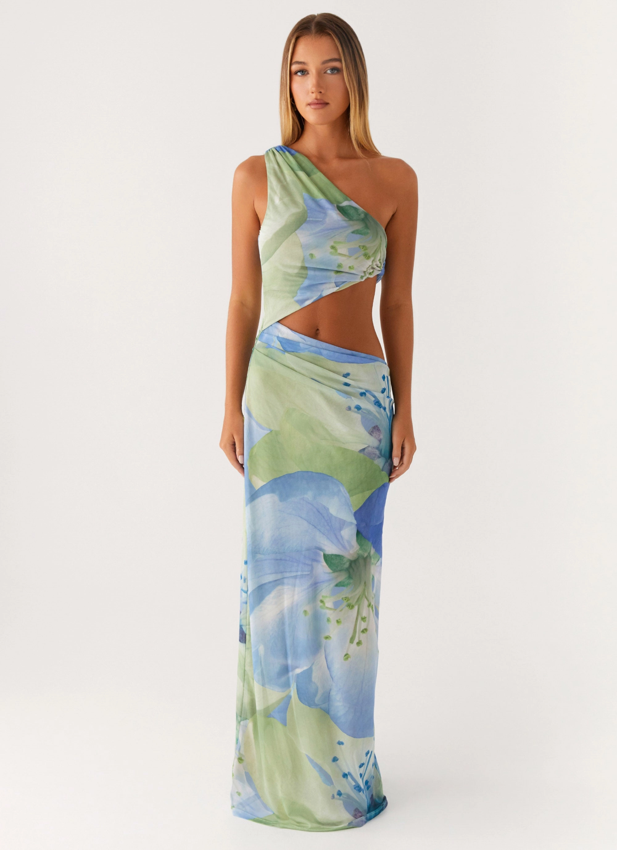 Romantic-Style Basic Fashion Wilder Maxi Dress - Flower Print