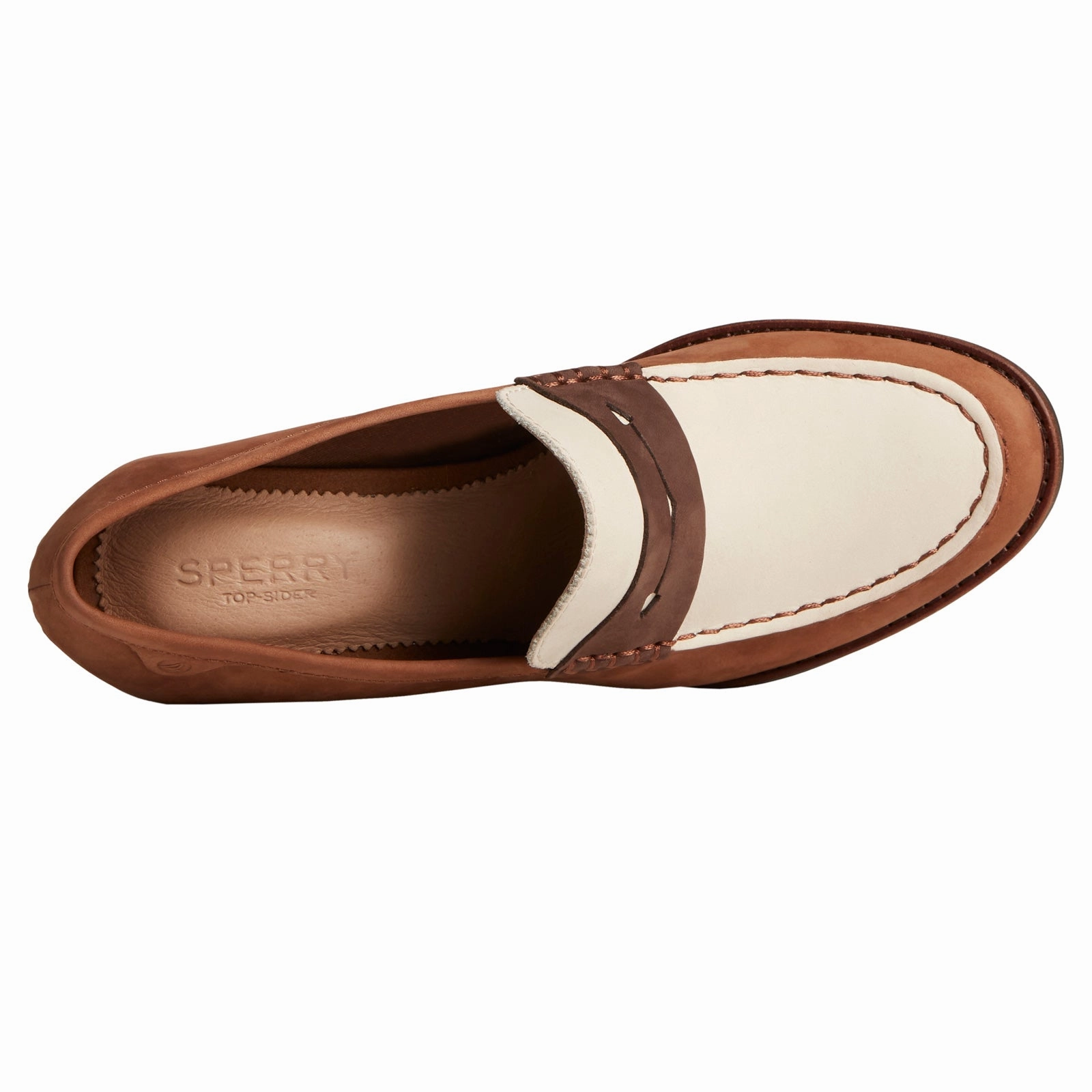 All Setting Versatile Casual Shoes Women's Sperry, Seaport Two-Tone Penny Pump