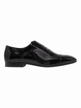 Durable Make Career Oriented Bally Payton 6238025 Men's Black Calf Patent Leather Oxford