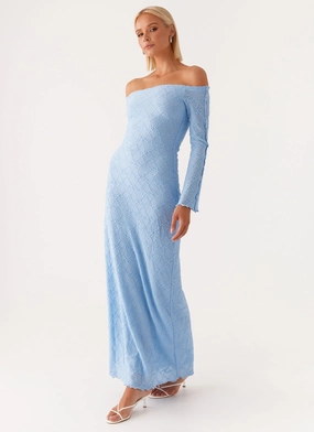 Elouera Maxi Dress - Baby Blue Villa Light