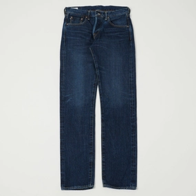 Sunny Vibes Vibrant Relaxed Style Stretch Enhanced Mobility ONI Denim 540 Low Tension 15oz Regular Tapered Jean - 6 Month Used Dark Wash